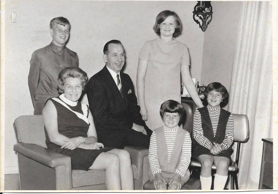 A typical military family.  1968 or thereabouts.