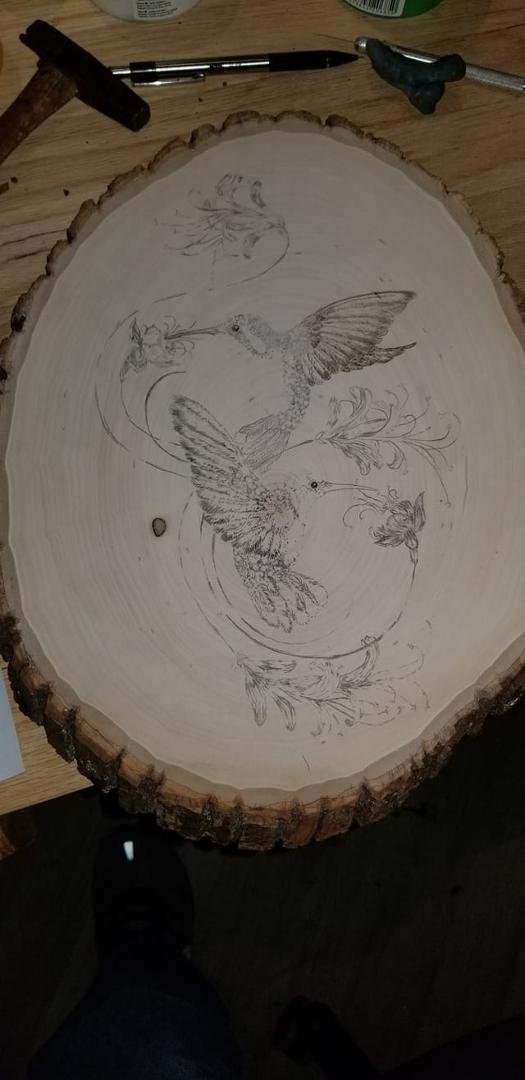 New burning designed as a gift for my mother