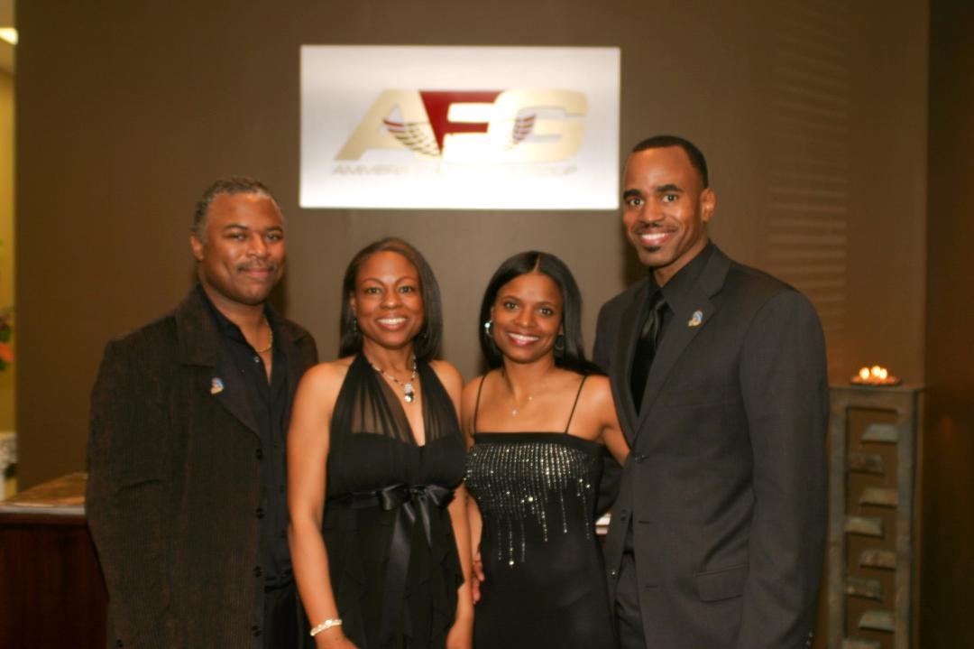 Co-Founders of Ammerrit Financial Group & Wife's, L-R CEO/Co-Founder Michal Childs , Kim Childs, Tarra Thompson, COO/Co-Founder Rich Thompson