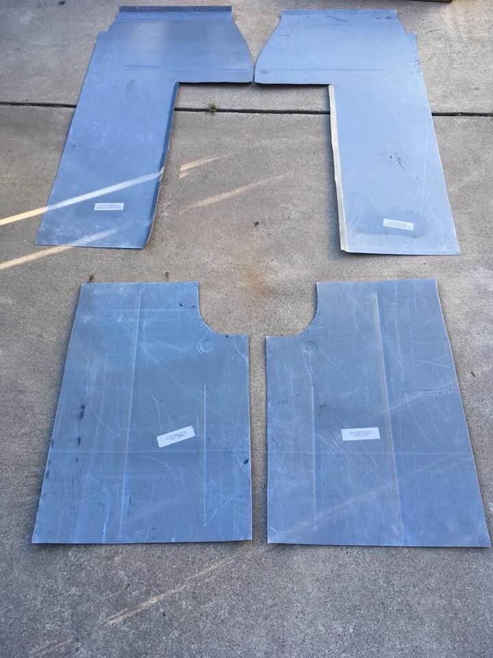 Finally new floor pans for the Henry J!