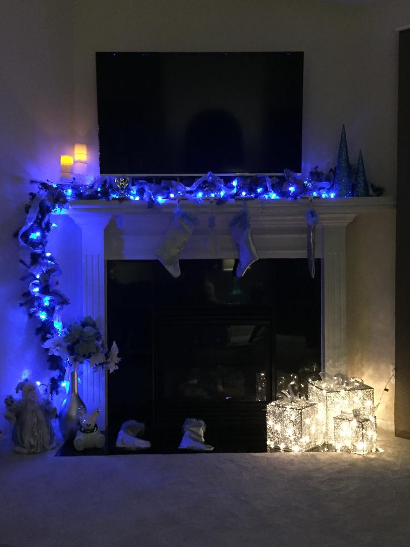 Stockings were hung by the chimney with care ..... really they were ...until 2 that were too heavy fell off the mantel. Vatican mass is over, I'm going to bed, deal with any breakage in the AM.