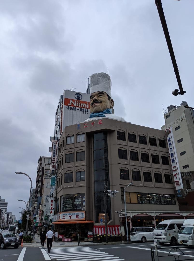 This was taken in "kitchenware" street. Amazing area with approximately 170 stores devoted to the kitchen, cooking and restaurant supply.