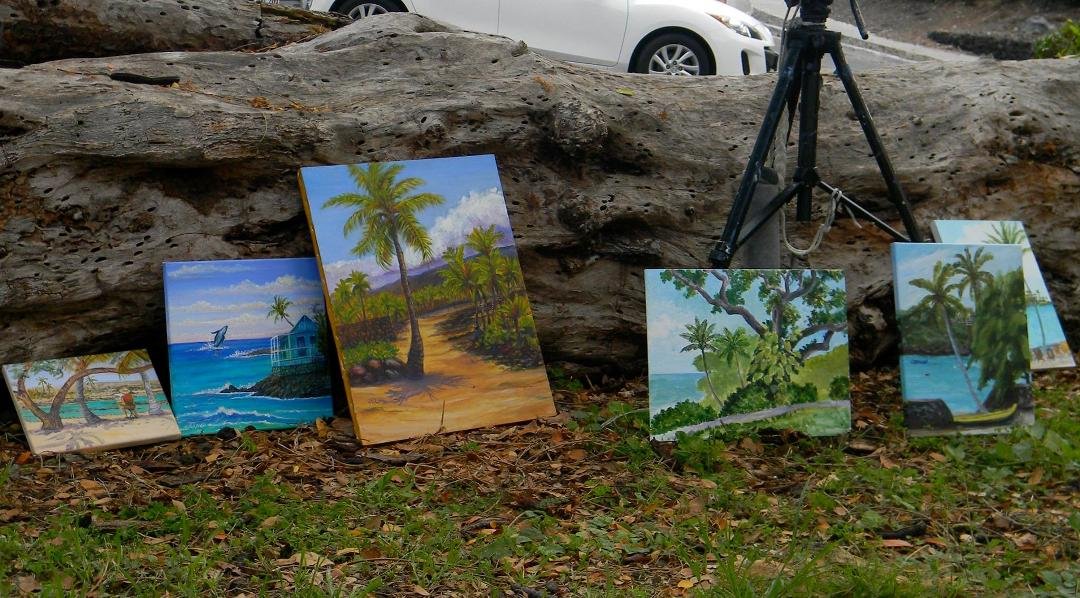 More from West Hawaii Pleinair Painters session, May 20th