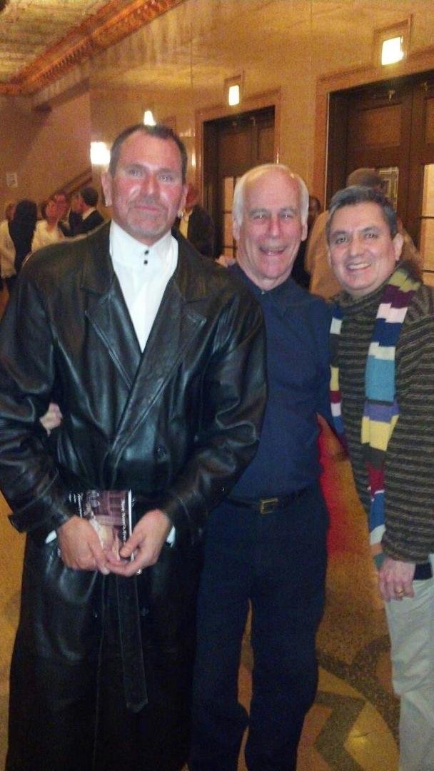 Me, Paul & Ricky, New Years Eve at the War Memorial in Trenton, to hear Steve Ryan play...