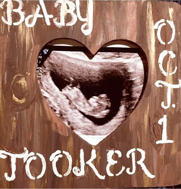 My turn I have been holding this in for awhile, you know how hard that is. I am going to be a great grandma. Can't wait. Love you guys