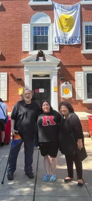 Move-in day at Rutgers. Emily is a junior transfer after two years at County College of Morris. Rutgers did an awesome job of facilitating the move in. Good luck in your studies, Emily. Miss you already!❤️dad, mom, Jake, Ro