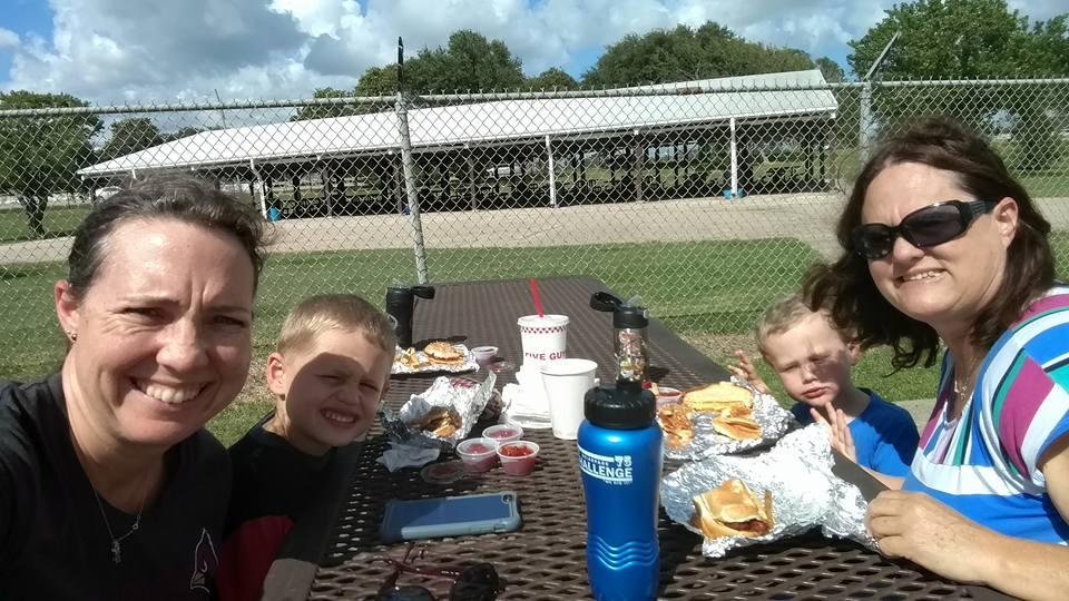 Yesterday was so much fun. Picnic and Pokemon hunting at the park