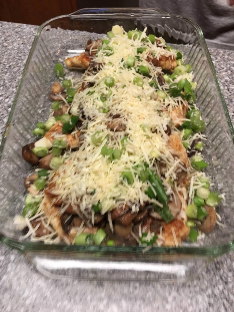 Dinner going in the oven thanks Kenny Bailey for posting it today