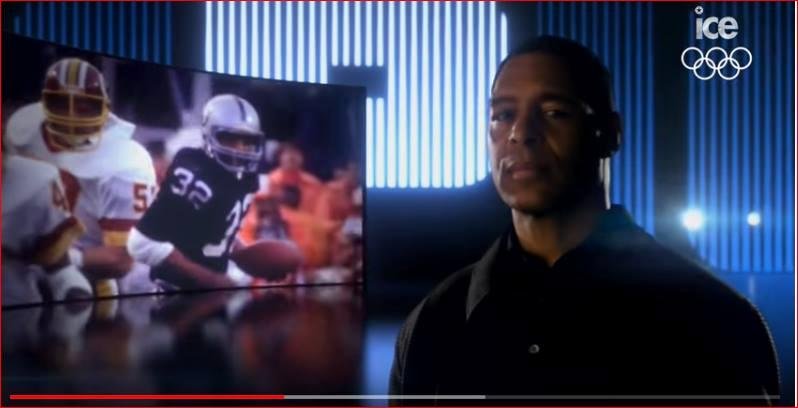 Even though my team lost and Justin Timberlake was less than impressive, it was nice seeing Marcus Allen during the Carrie Underwood song The Champion.