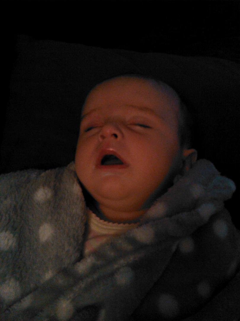 Formula overdose. Lol... I love this angel.