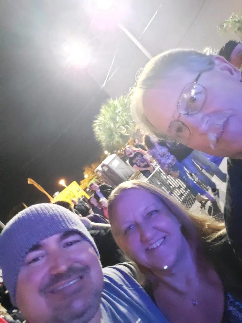 Concert for birthday. And Jeff's friend John White came with some of his other friends!