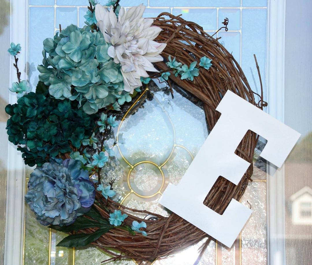 Homemade door wreath!