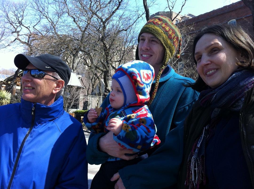 ... one more picture of us at the Central Park Zoo