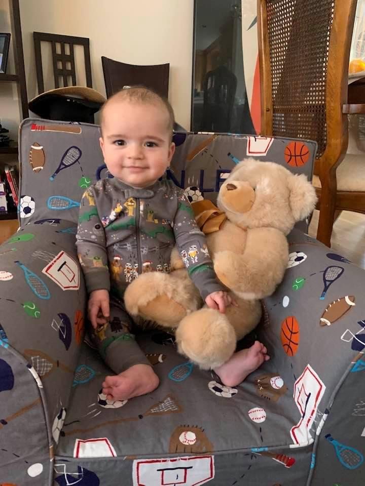 HAPPINESS IS SPENDING THE DAY WITH MY GRANDSON GAVIN IN HIS BIG BOY CHAIR💖💖💖💖