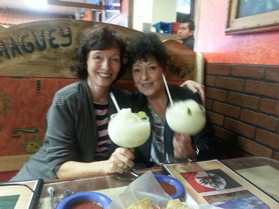 Me and my my sis having a margarita