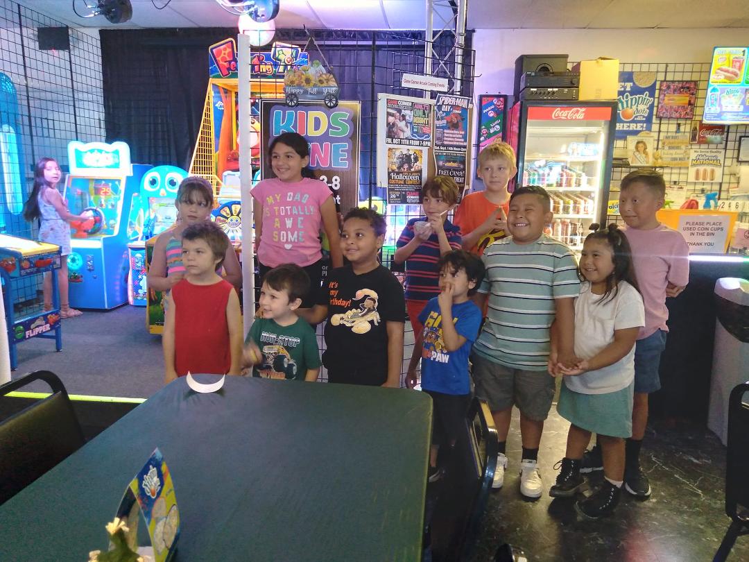 Happy birthday Adrein we all had fun at the arcade got to meet his friends too what a blessing.
