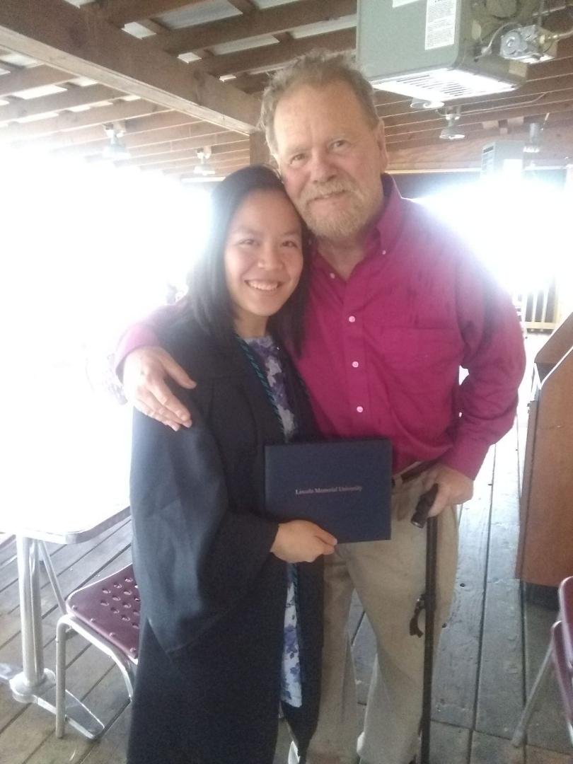I am a very proud father my oldest daughter (Maddie) graduated with honors today from LMU