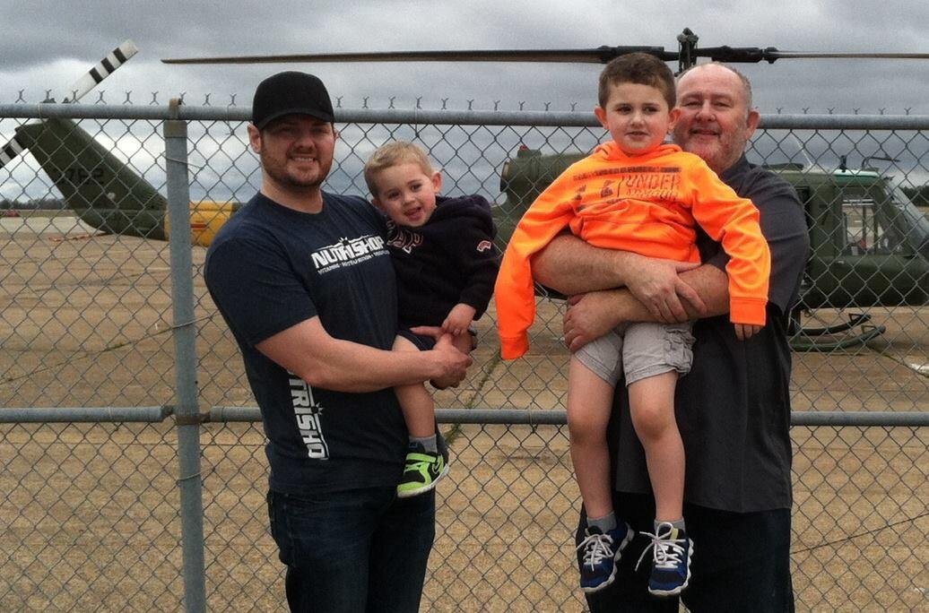 Taking kids to airshow