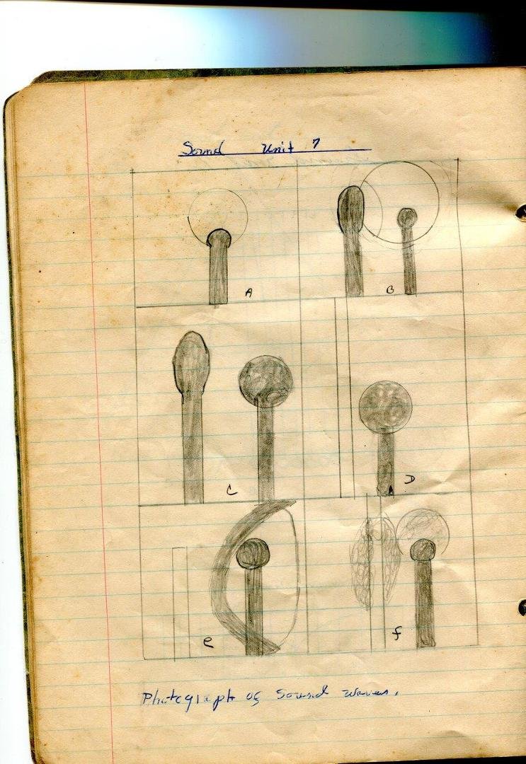 Robin Bradwell's album, Mom's 11th grade Physics Notes circa 1950