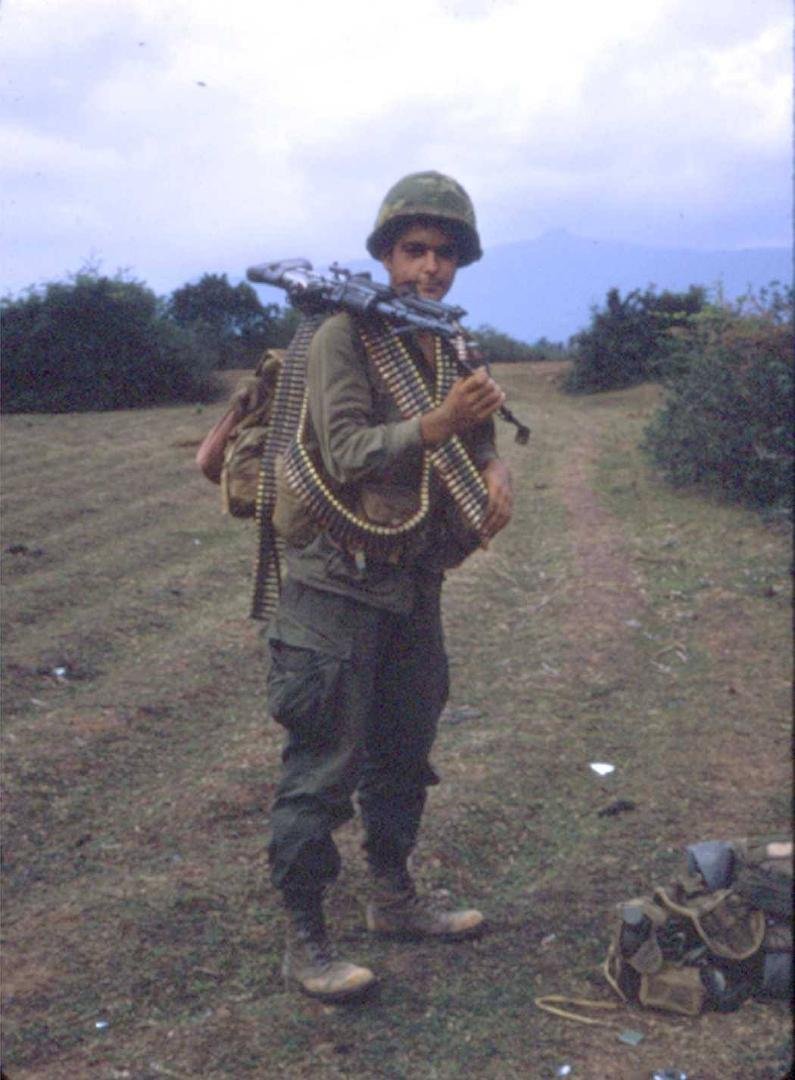 This was basic load for machine gunner who carried a M60  C 2/5 1st Cav 1966/1967