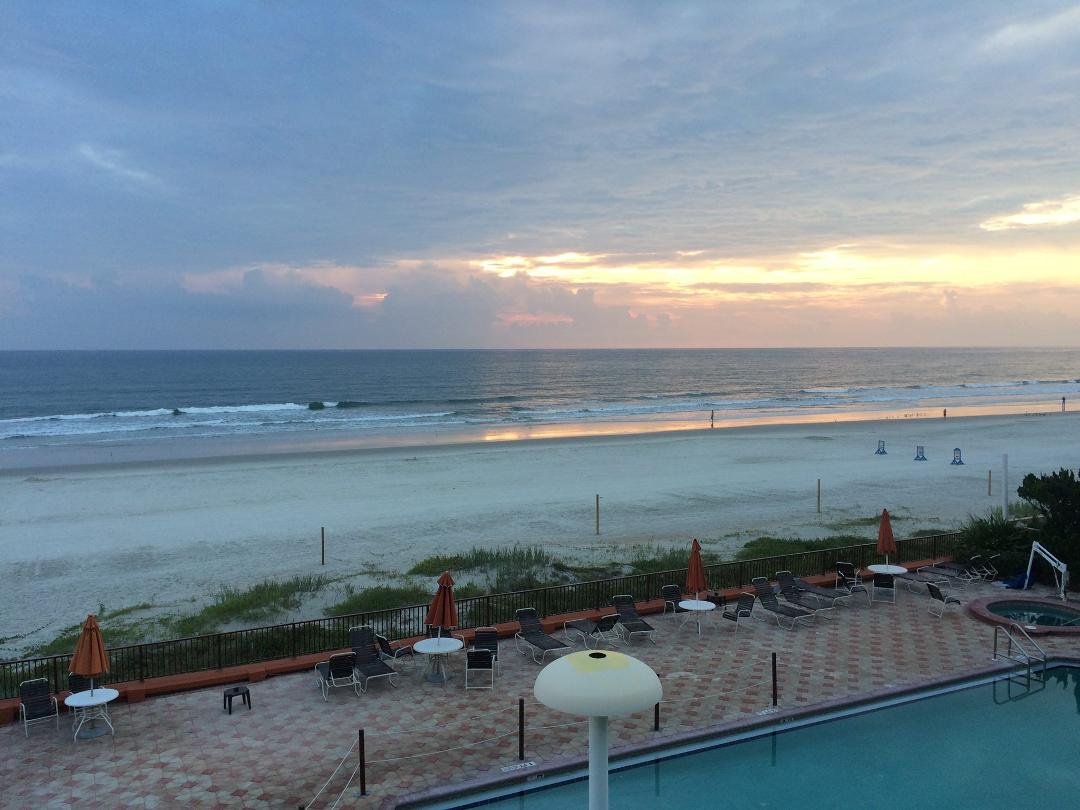 Good Morning from Daytona Beach. So peaceful 😎