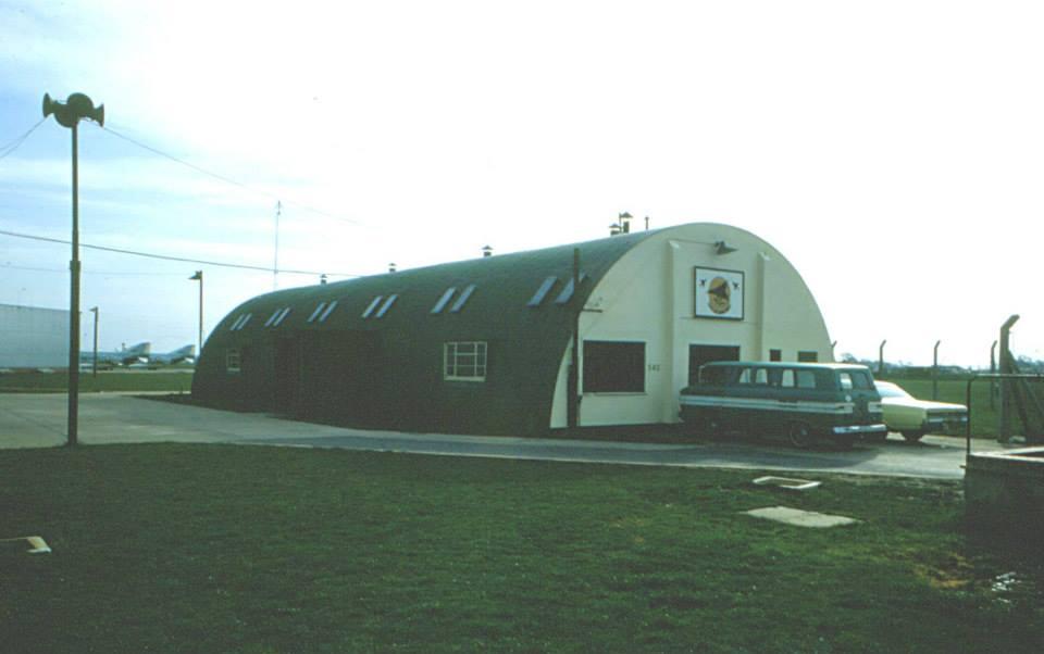 32nd TRS Operations Quonset, where I officed, next to flight line.