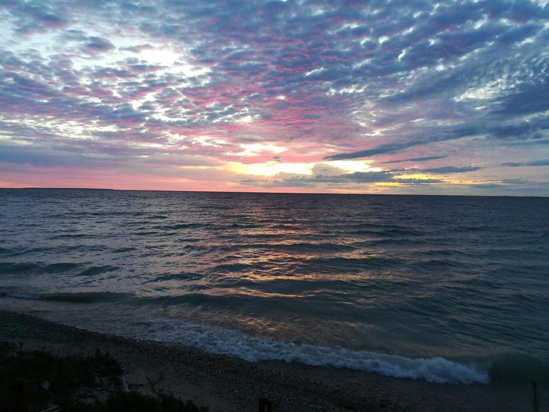 Every morning offers something wondrous and new if we rise to meet it. Beaver Island