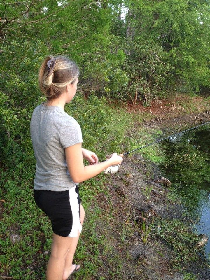 Morgan fishing for Bass !!!