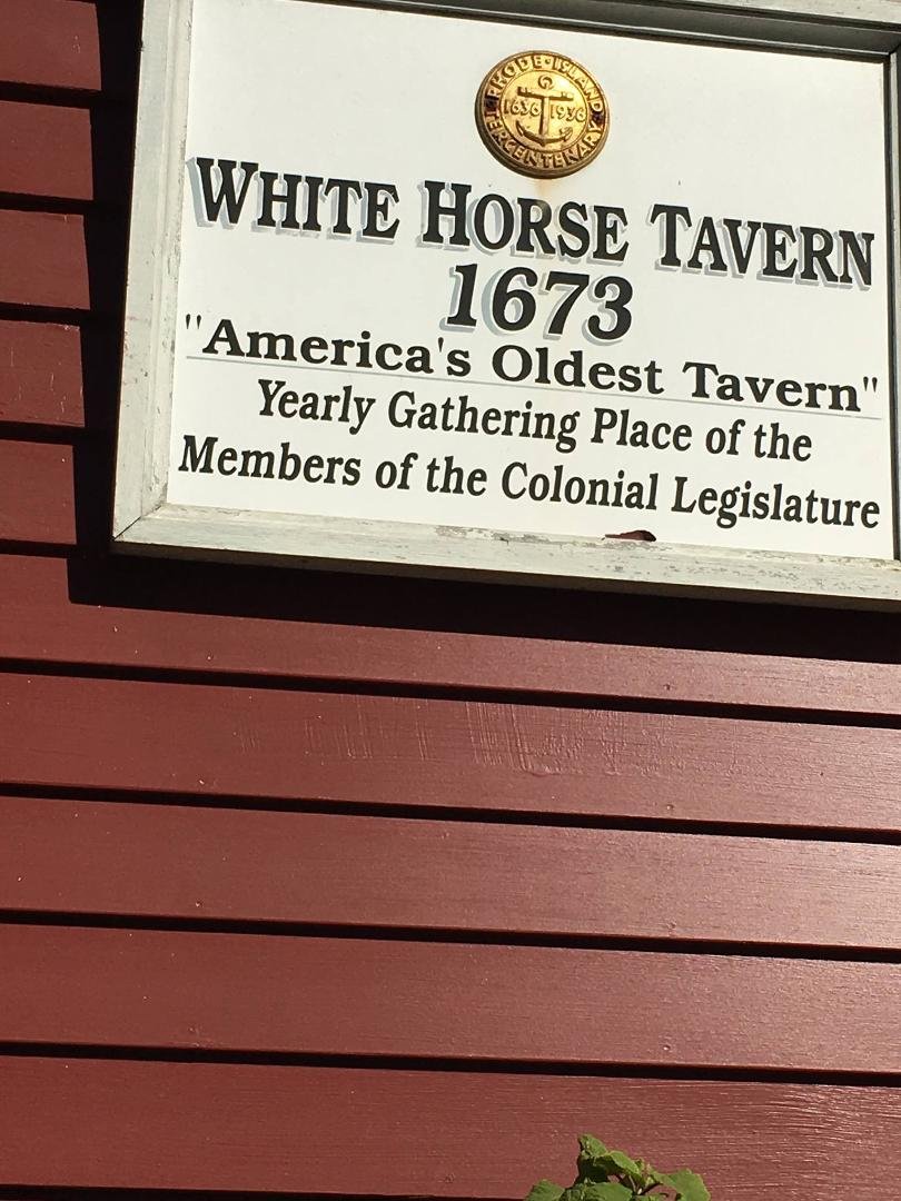 I'm in Newport. Geo Washington's hang out.