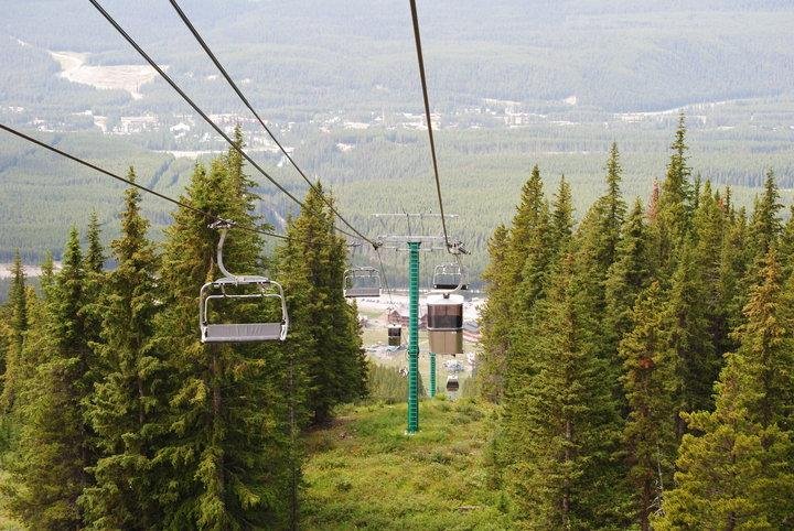 Rode the chair lift for a spectacular view of Lake Louise