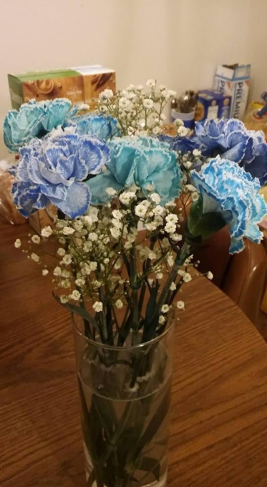 Thank you to my daughter Jill Reber for the pretty flowers.