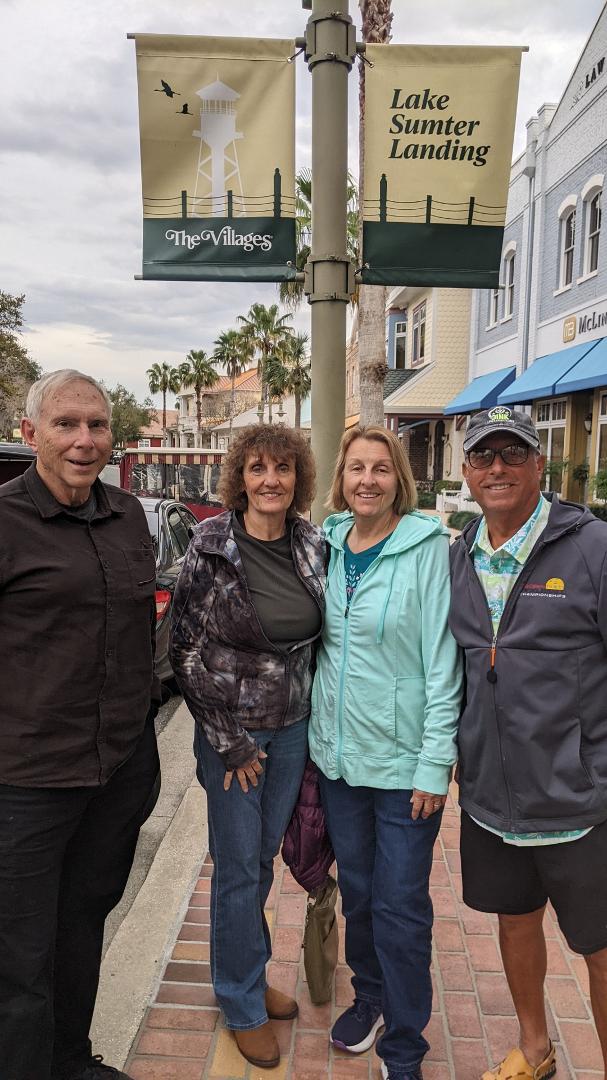 Enjoying my High school friends from Crestwood at the Villages in Florida.