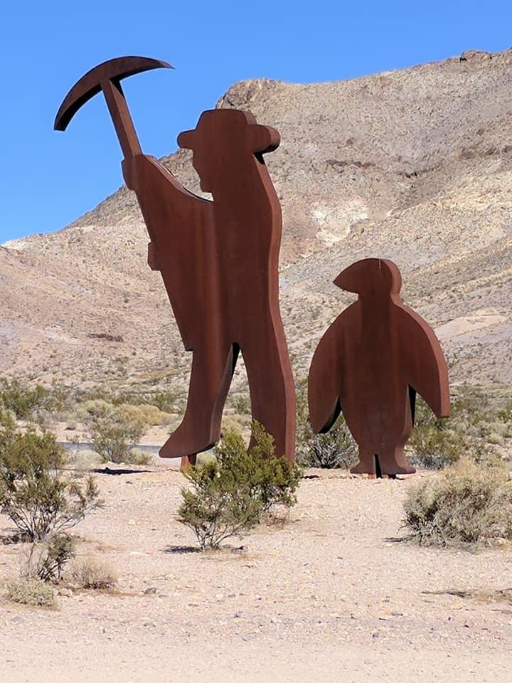 Desert art in Nevada