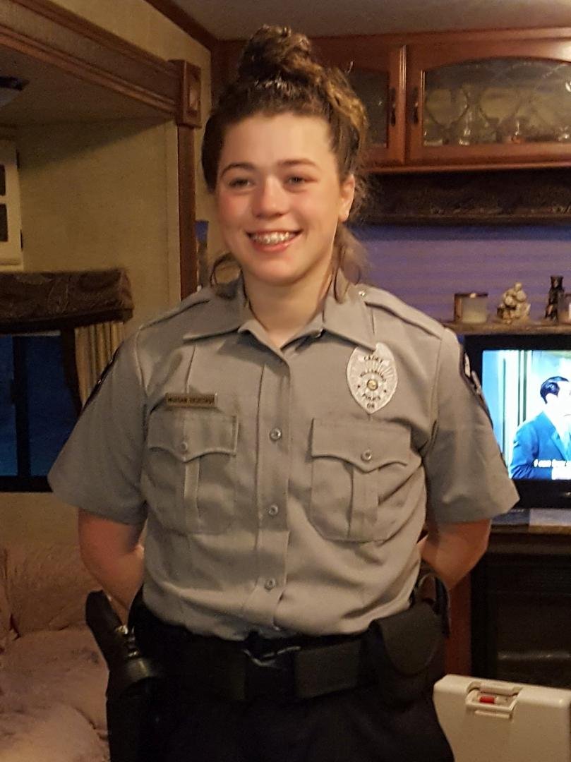 Our amazing Granddaughter Morgan is becoming a cadet...so very proud of her