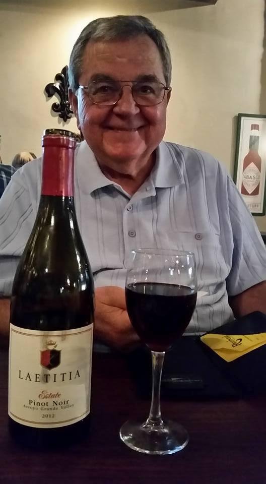 Bob and Sandy enjoying good food and good wine at Riverbend Restaurant. Short break from getting ready for our estate sale.