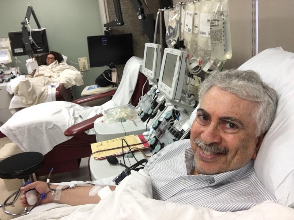 Sarah Blitzstein & Robert Blitzstein at Cedars Sinai Blood Donor Center #Mitzvah