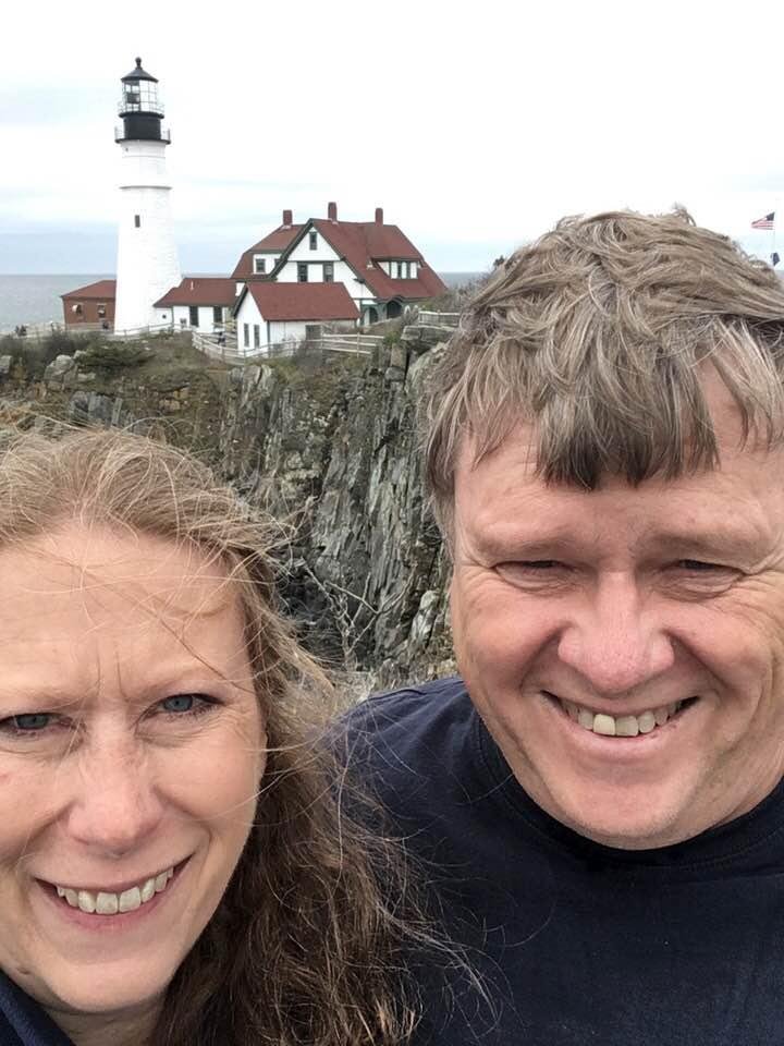 It’s a little chilly in Maine!