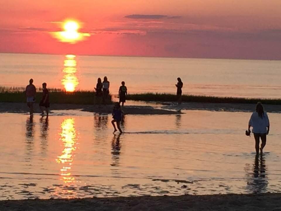 On this 9 degree day I am Dreaming of summer days. Sunset in Eastham on old Cape Cod