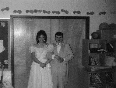 Tammi and David at Tammi's Junior Senior prom.