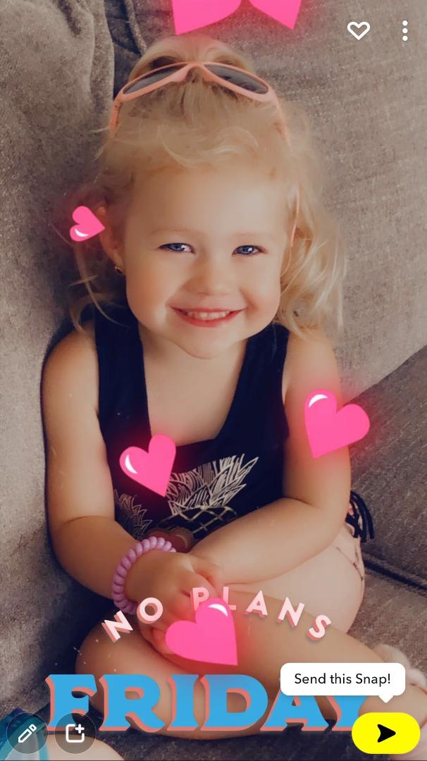 My great granddaughter Miss Lily.