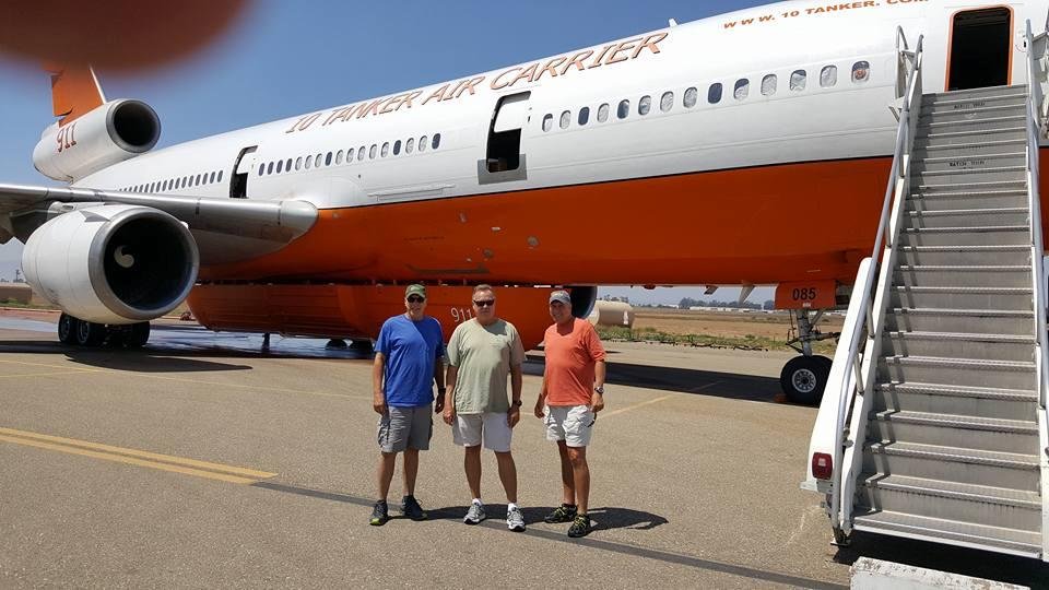 Dennis, Doug, and Fred at SM airport.