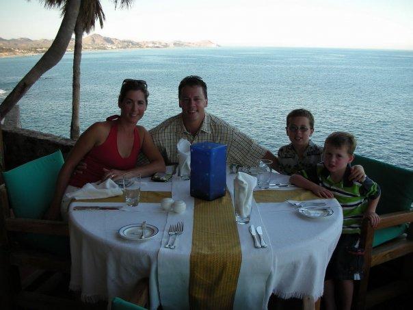 The restaurant where we were staying- Jacob had sea bass every night!