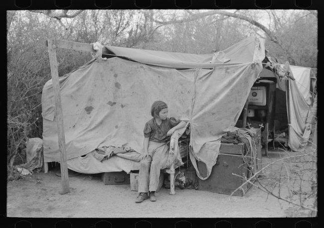 White Privilege
Harlingen, Texas — February 1939
Many shantytowns, like this one in Harlingen, Texas were often called “Hoovervilles” by some people.