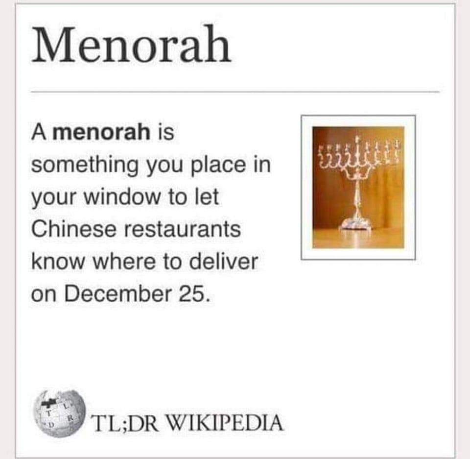A little Jewish humor.