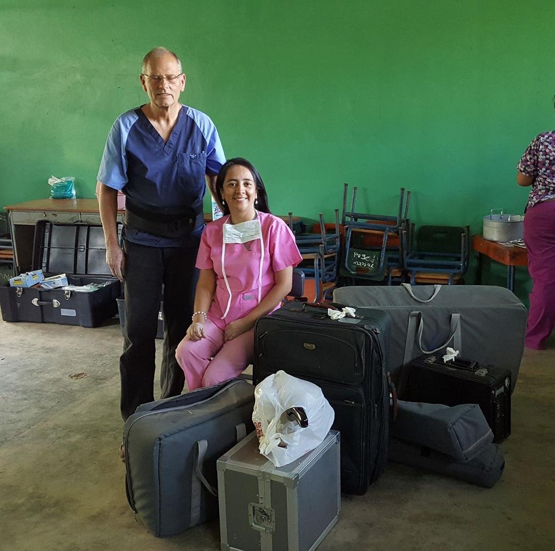 I was able to transport the portable dental office to my friends in Honduras so it can be of great service there. They go to little villages most weekends to serve those with dental needs. TYJ