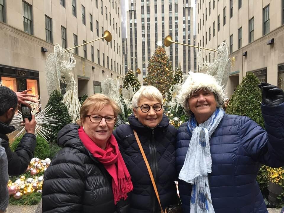 To our wonderful friend Carolina Petrucci May today and everyday be as special as you are. Happy Birthday from Adele,Valerie and Barbara. Happy Birthday from the Big Apple!
