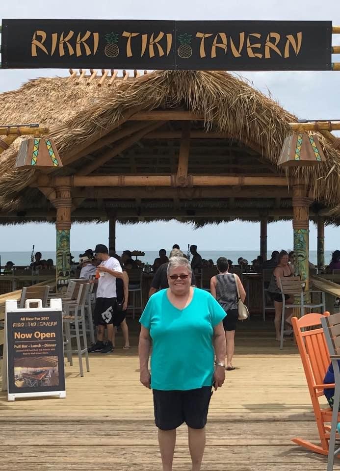 Deb Eckler @ Cocoa Beach Pier!  Day 2 of vacation.