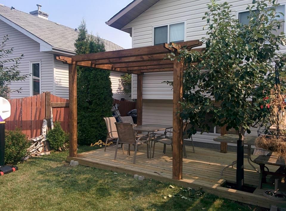 And add a pergola.