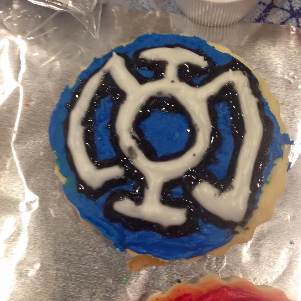 And I get geeky w/ the blue lantern
