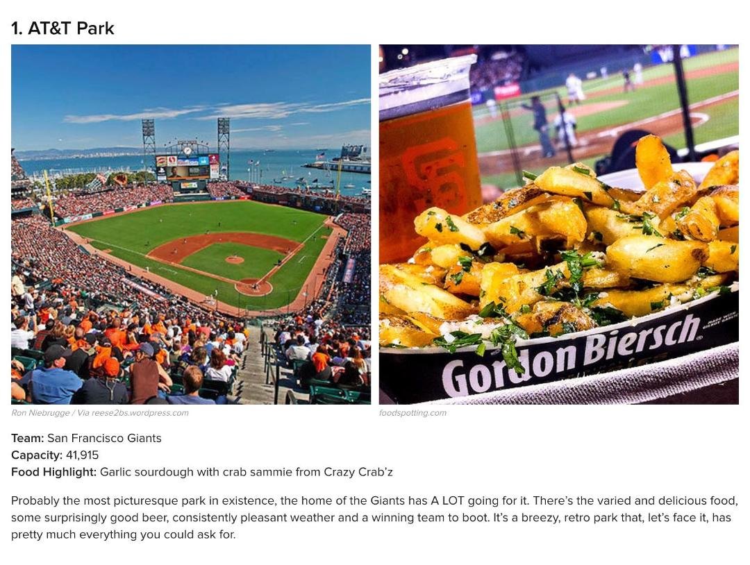 Buzzfeed picked our stadium was Number 1. 🎉🎆🎇🎊